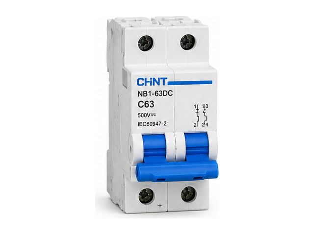 CHINT two-pole DC circuit breaker